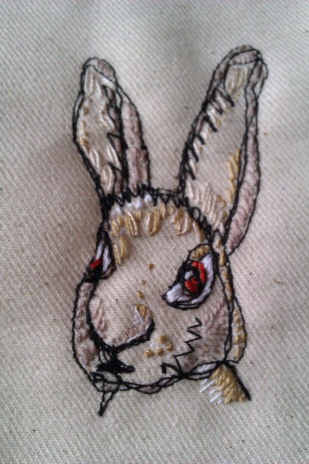 thread sketch hare